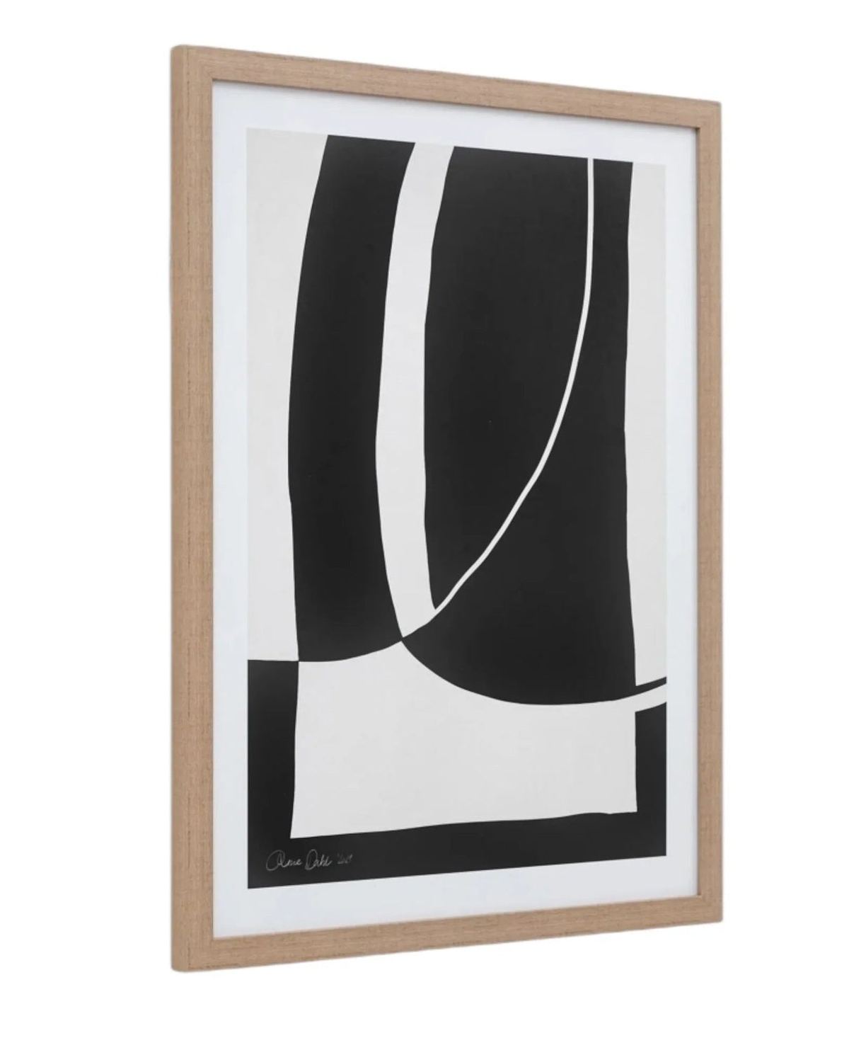 Canvas Framed Print - Age of Elegance Abstract Noir et Blanc - Posters, Prints, & Visual ArtworkPosters, Prints, & Visual Artwork - Lulu Loves Home
