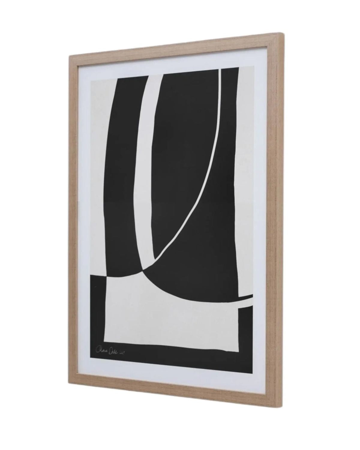 Canvas Framed Print - Age of Elegance Abstract Noir et Blanc - Posters, Prints, & Visual ArtworkPosters, Prints, & Visual Artwork - Lulu Loves Home