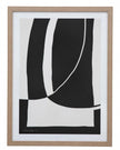 Art Marketing - Canvas Framed Print, Age of Elegance Abstract Noir et Blanc - PRE ORDER FOUR WEEK DELIVERY
