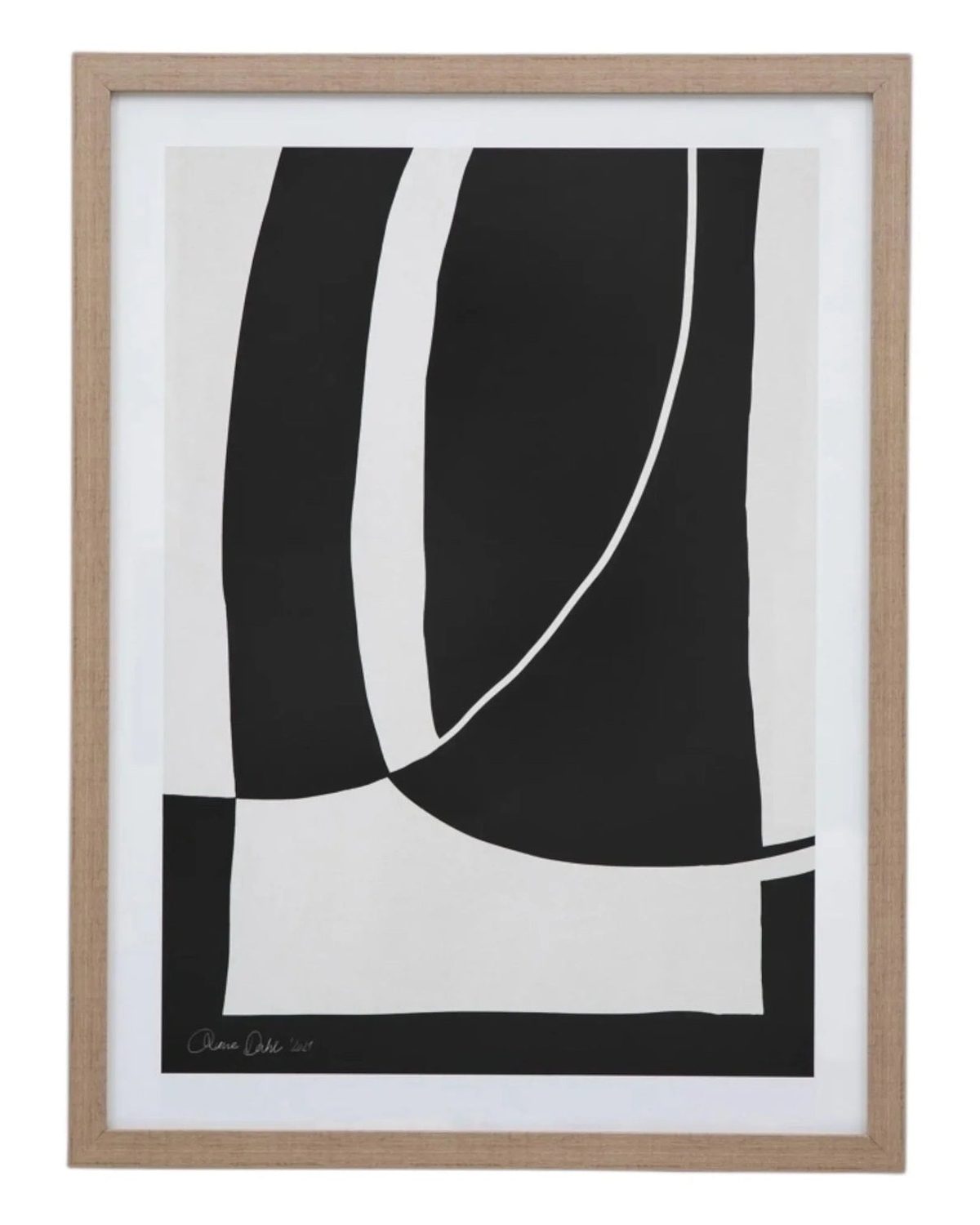 Canvas Framed Print - Age of Elegance Abstract Noir et Blanc - Posters, Prints, & Visual ArtworkPosters, Prints, & Visual Artwork - Lulu Loves Home