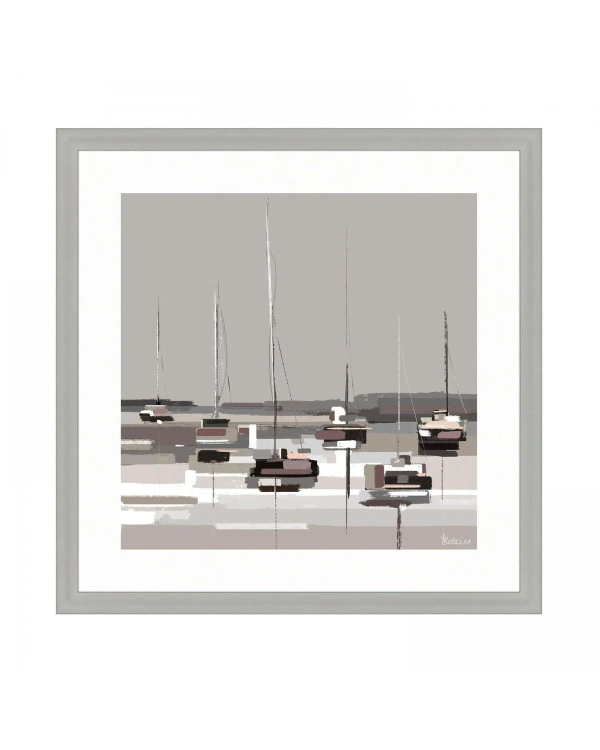 Art Marketing - Canvas Framed Print, Anchored Bay - PRE ORDER FOUR WEEK DELIVERY - Posters, Prints, & Visual ArtworkPosters, Prints, & Visual Artwork - Lulu Loves Home