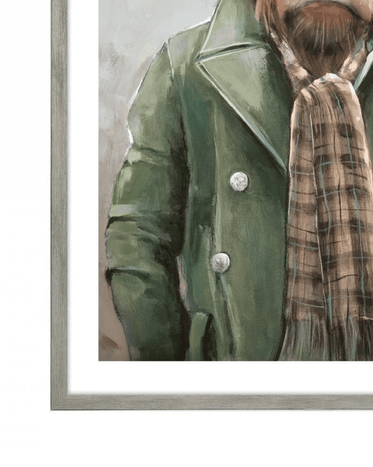 Art Marketing - Canvas Framed Print, Angus - PRE ORDER FOUR WEEK DELIVERY