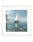 Art Marketing - Canvas Framed Print, Azure Reflections - PRE ORDER FOUR WEEK DELIVERY
