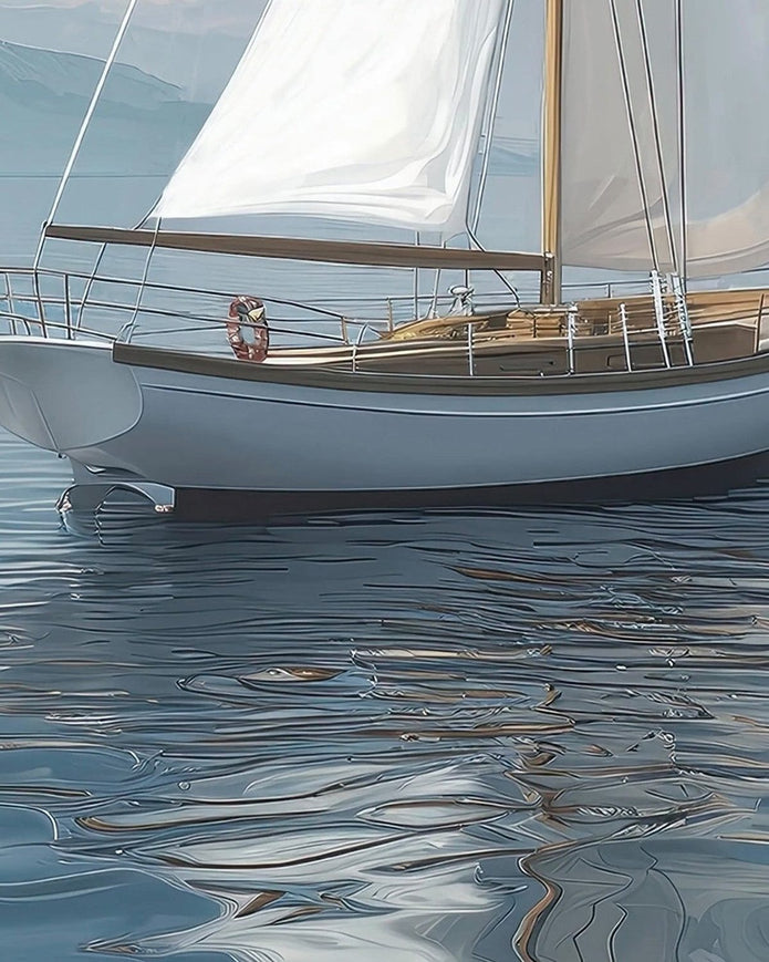 Art Marketing - Canvas Framed Print, Azure Reflections - PRE ORDER FOUR WEEK DELIVERY