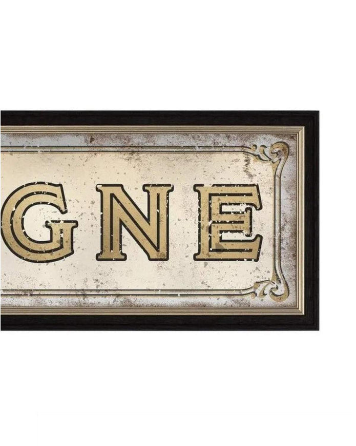 Art Marketing - Canvas Framed Print, Champagne - PRE ORDER FOUR WEEK DELIVERY - Posters, Prints, & Visual ArtworkPosters, Prints, & Visual Artwork - Lulu Loves Home