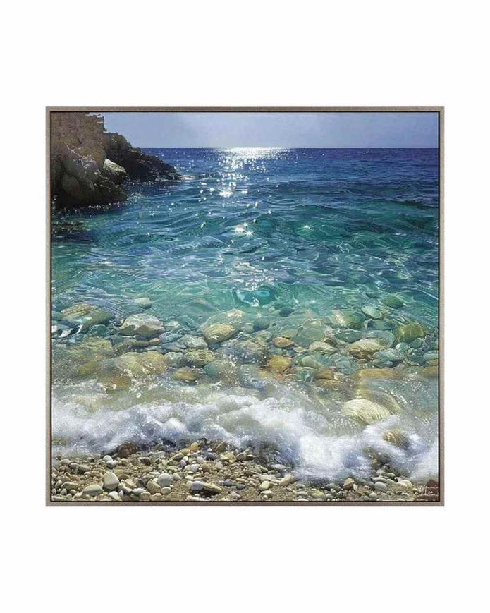 Art Marketing - Canvas Framed Print, Crystal Waters - PRE ORDER FOUR WEEK DELIVERY