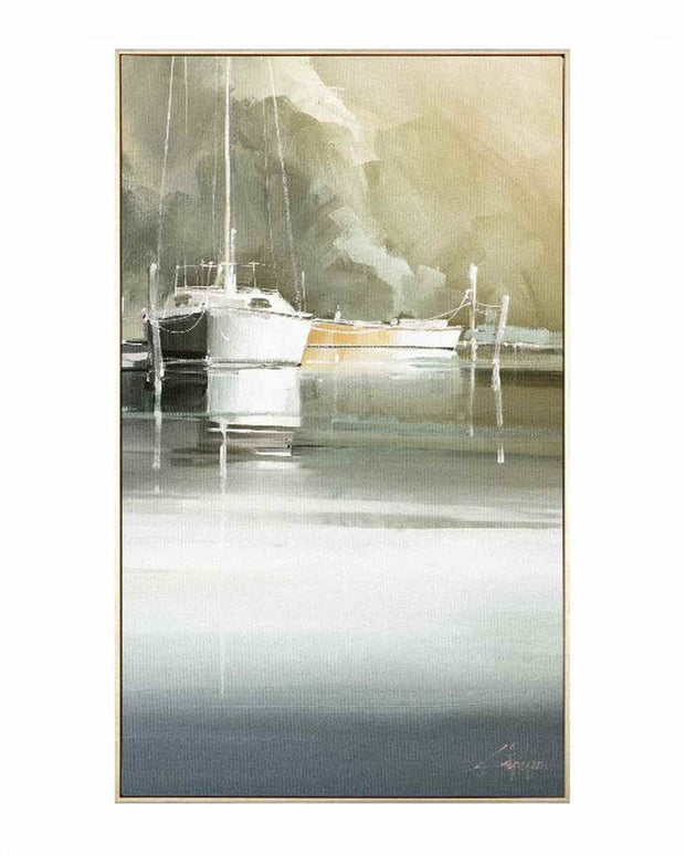 Art Marketing - Canvas Framed Print, Marina Days - PRE ORDER FOUR WEEK DELIVERY - Posters, Prints, & Visual ArtworkPosters, Prints, & Visual Artwork - Lulu Loves Home