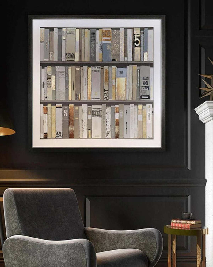 Art Marketing - Canvas Framed Print, The Library - PRE ORDER FOUR WEEK DELIVERY - Posters, Prints, & Visual ArtworkPosters, Prints, & Visual Artwork - Lulu Loves Home