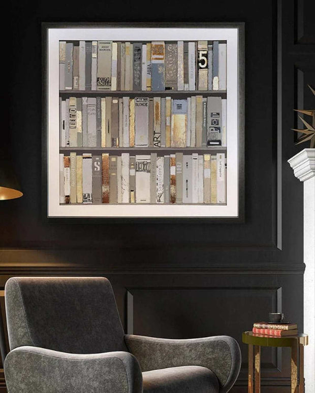 Art Marketing - Canvas Framed Print, The Library - PRE ORDER FOUR WEEK DELIVERY - Posters, Prints, & Visual ArtworkPosters, Prints, & Visual Artwork - Lulu Loves Home