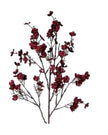 Artificial Christmas Burgundy Gypsophelia Stem