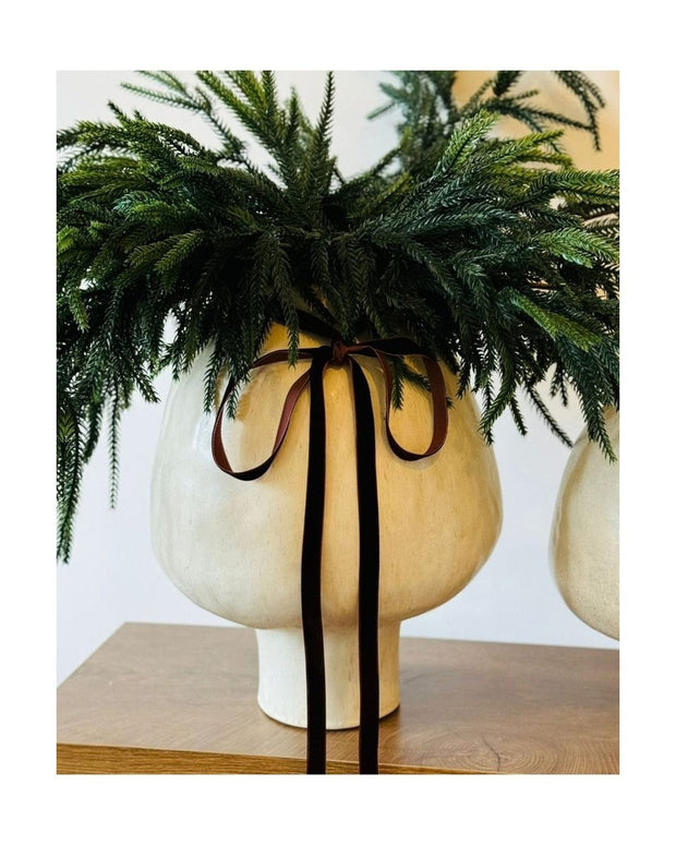 Palawan Neutral Footed Vase