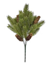 Artificial Spruce And Pinecone Stem