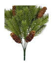 Artificial Spruce And Pinecone Stem