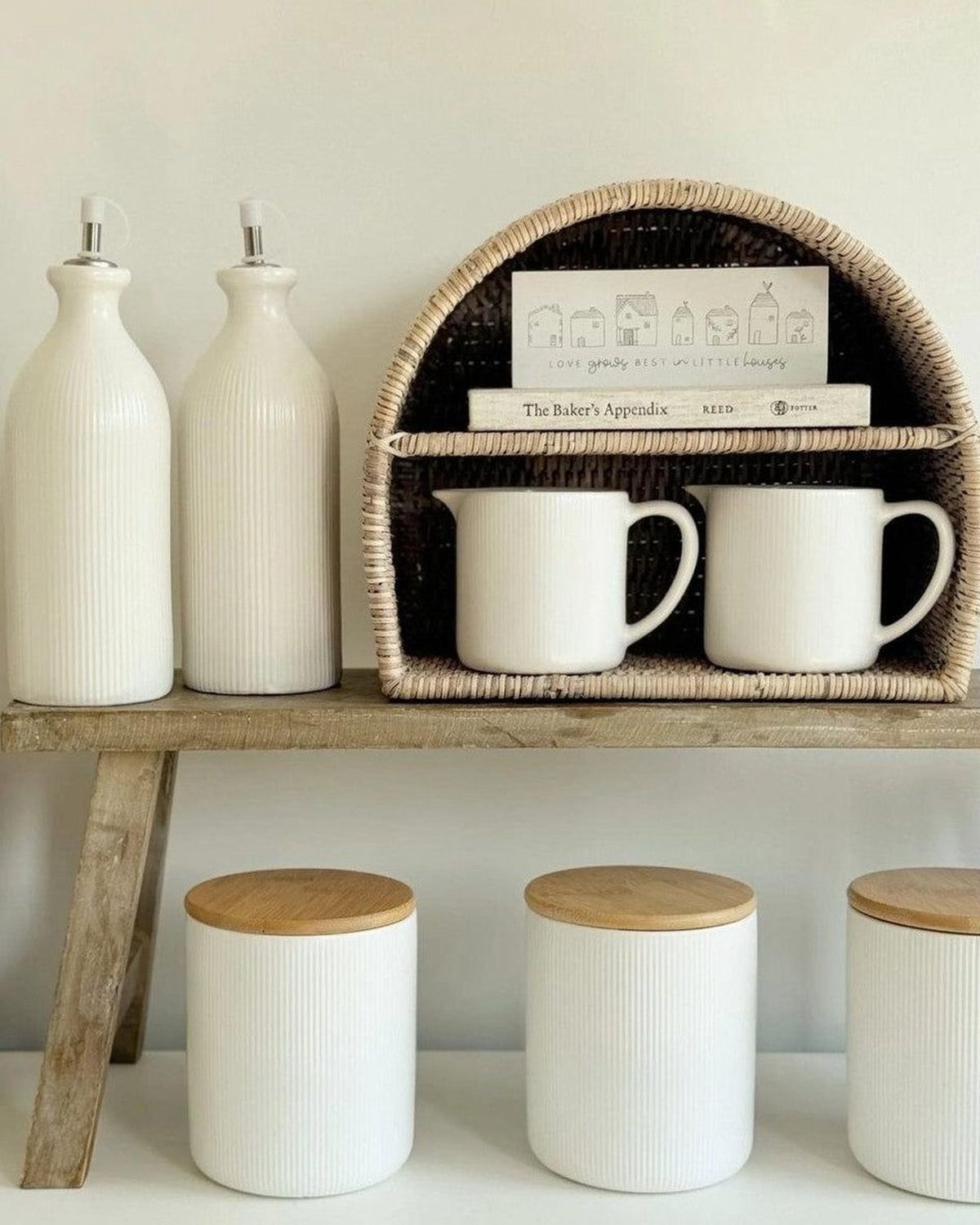 Artisan Weave - Rattan Arched Shaped Shelving Unit