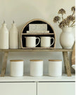 Artisan Weave - Rattan Arched Shaped Shelving Unit