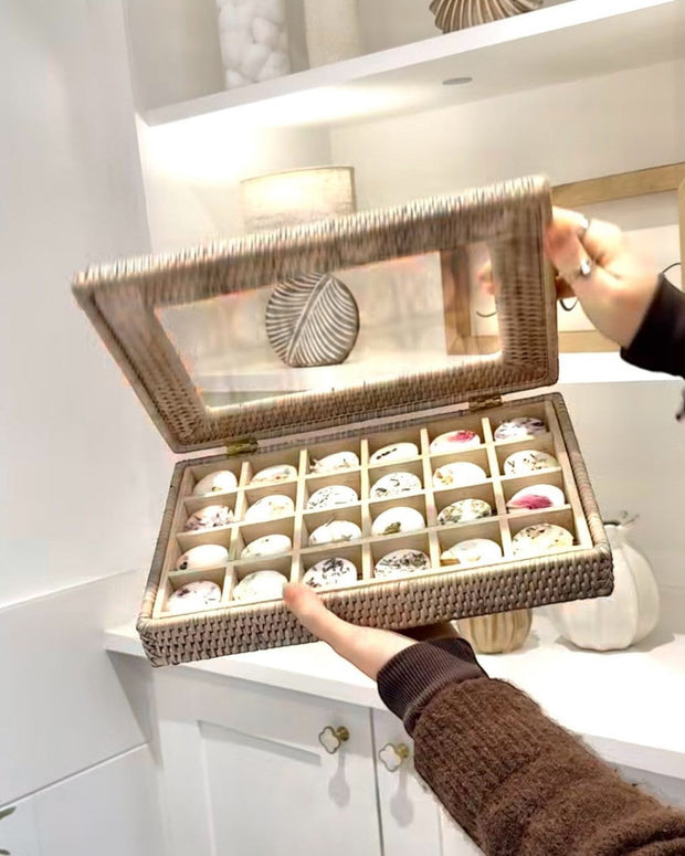 Artisan Weave - Rattan Nespresso Coffee Pod/ Wax Melt Storage Box