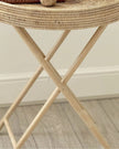 Artisan Weave - Rattan Round Tripod Side Table