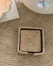 Artisan Weave - Rattan Square Coaster Set & Holder