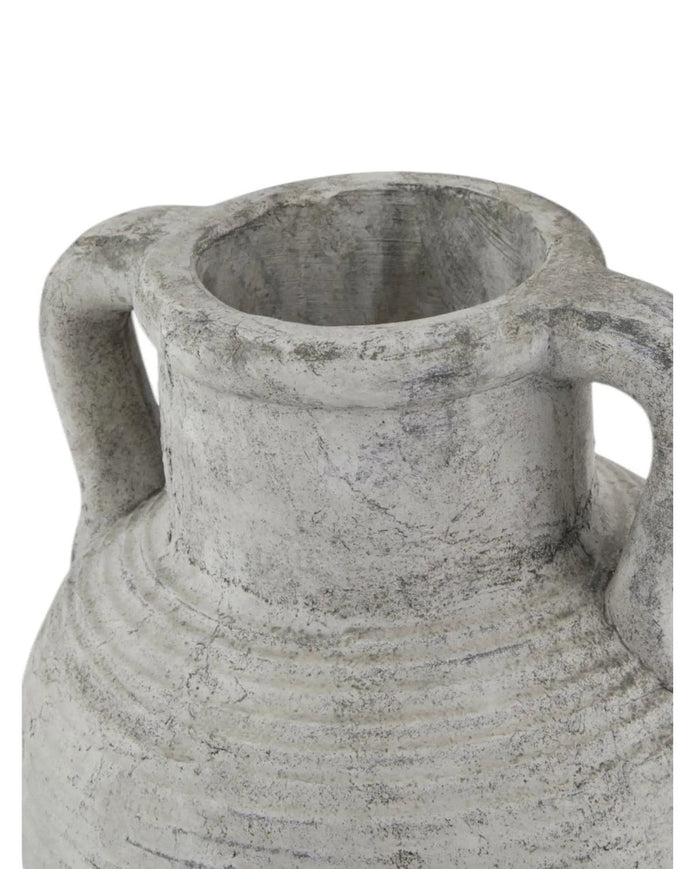 Neutral Stone Amphora Vase - VasesVases - Lulu Loves Home