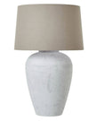 Athena Stone Natural Ribbed Lamp