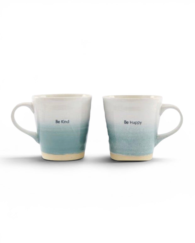 Teal Blue Stoneware Mug