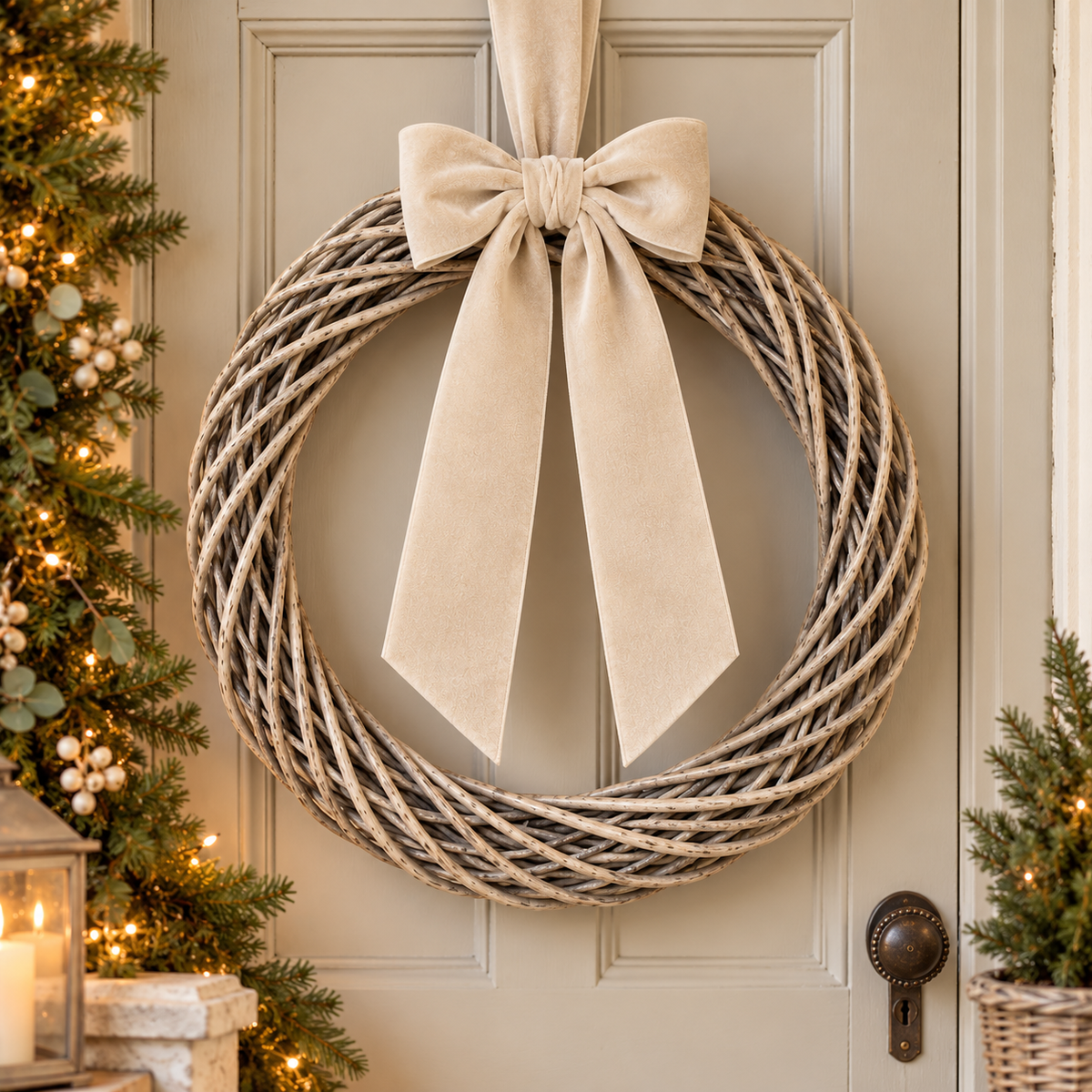 Burley Round Thick Willow Wreath