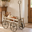Wooden Market Flower Cart