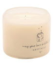 Beige Moments Double Wick Candle - Happy Home