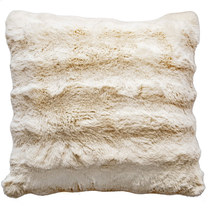 Cream Luxury Faux Fur Cushion