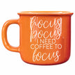 Orange Ceramic Hocus Pocus Coffee Mug