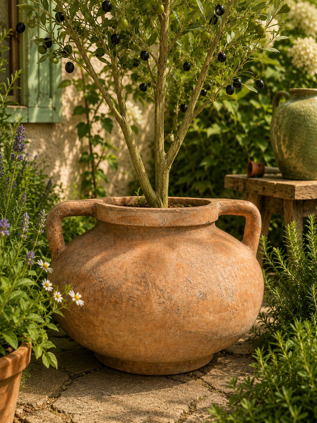Siena Matte Brown Pelike Vase