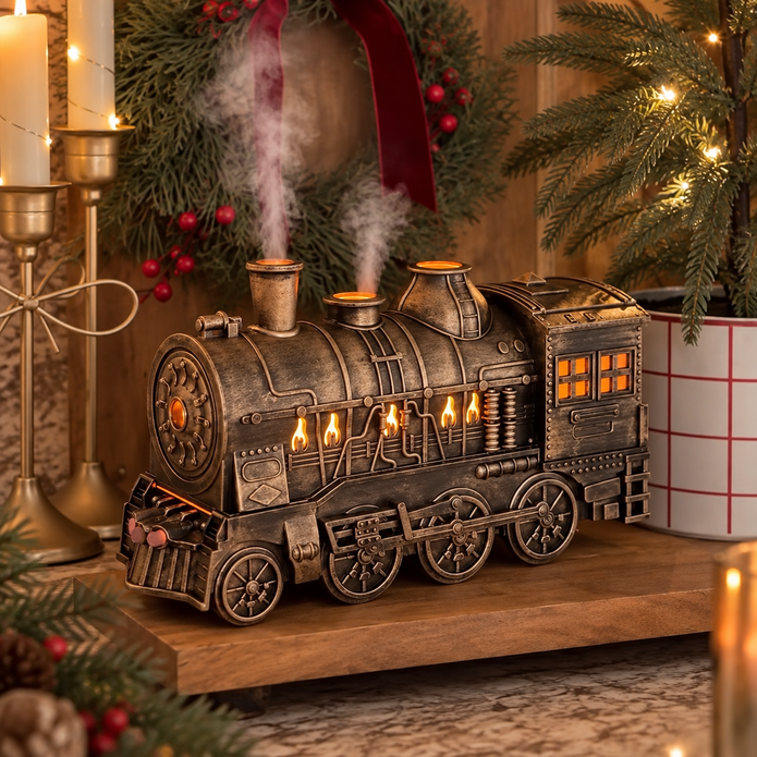 Steam Train Electronic Oil Diffuser - 10ml Oil Bottle Included