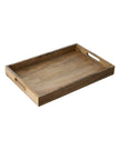 Wooden Handled Trays - Set of Two