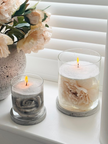 Athena Stone Natural Hurricane Candle Lantern