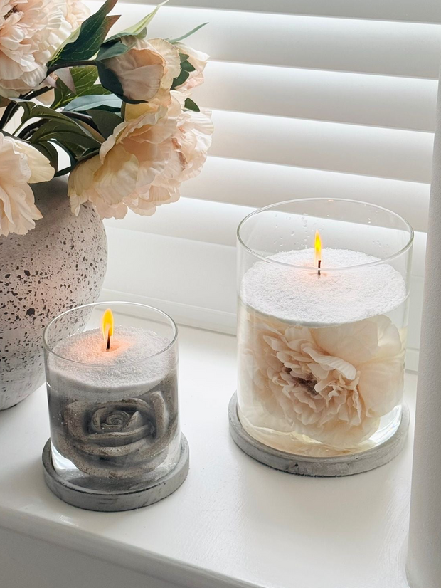 Athena Stone Natural Hurricane Candle Lantern