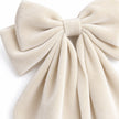 Cream Velvet Bow