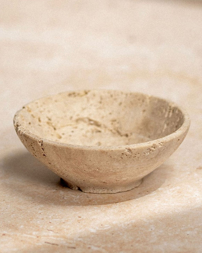 Travertine Decorative Small Bowl