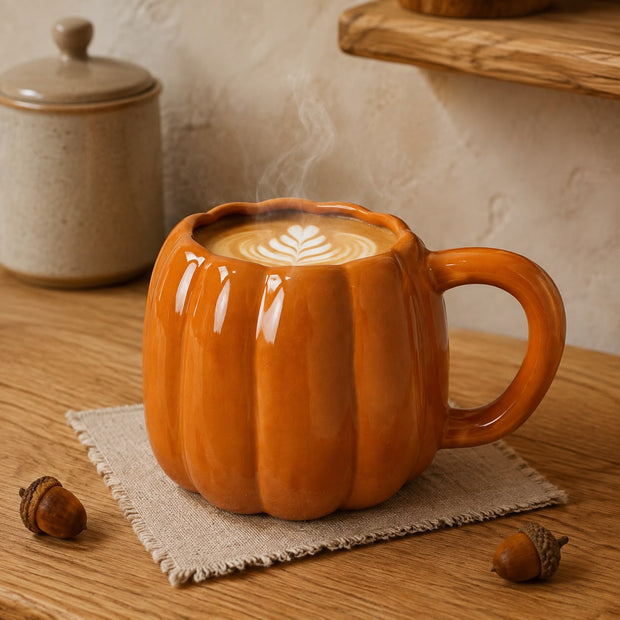Large Pumpkin Mug - Orange