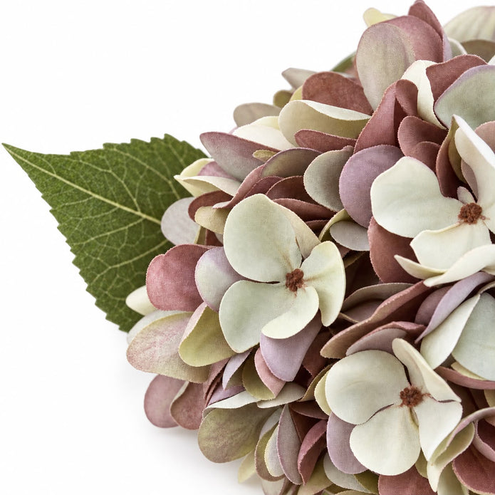 Artificial Short Dusky Plum Hydrangea Stem — product image 5