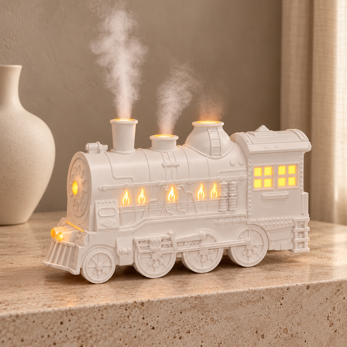 Steam Train Electronic Oil Diffuser - 10ml Oil Bottle Included
