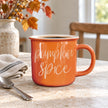 Orange Ceramic Pumpkin Spice Coffee Mug