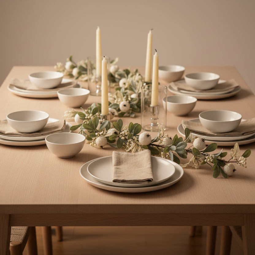 White Luxury Pumpkin Garland