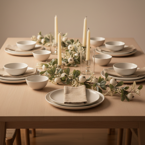 White Luxury Pumpkin Garland