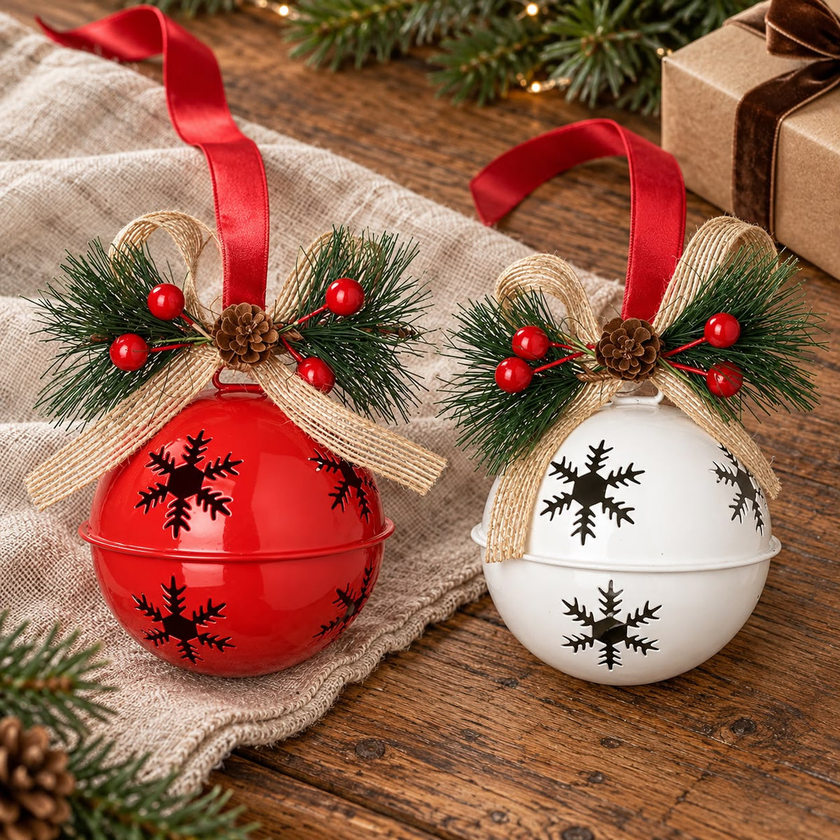 Round Metal Bell Decoration