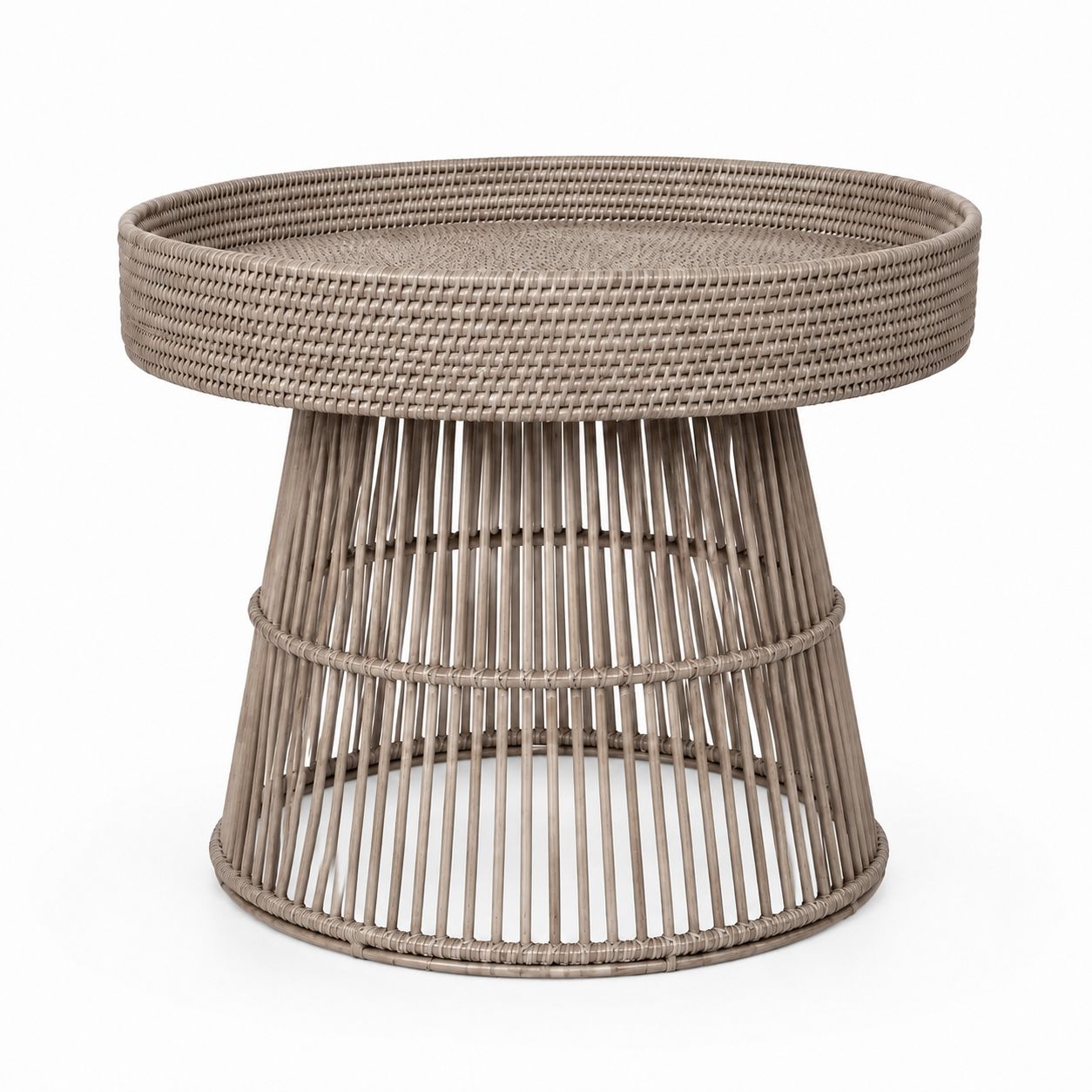 Wickham Rattan Round Side Table