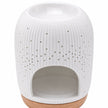 White Ceramic Loire Wax Melt & Oil Burner - Polka Dot — product image 6