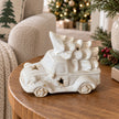 White LED Light Up Christmas Tree Car