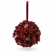 Luxury Hanging Burgundy Berry Ball