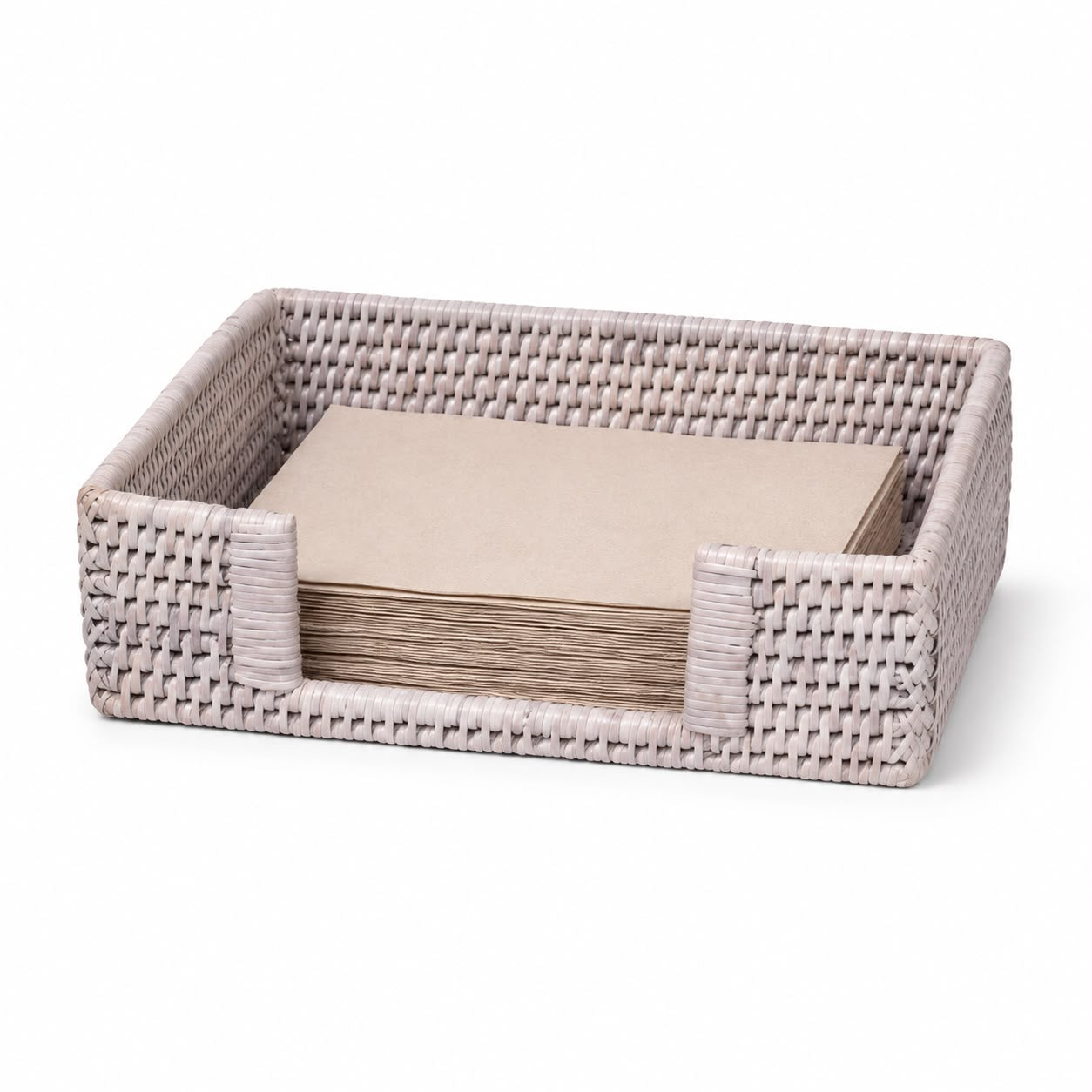 Rattan Square Napkin Holder