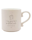 Beige Moments Mug - Happy Home - Neutral Ceramic Coffee Cup